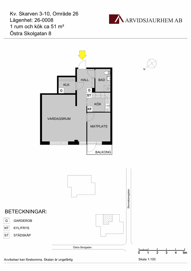 Östra Skolgatan 8, 1 Tr, 933 31, ARVIDSJAUR