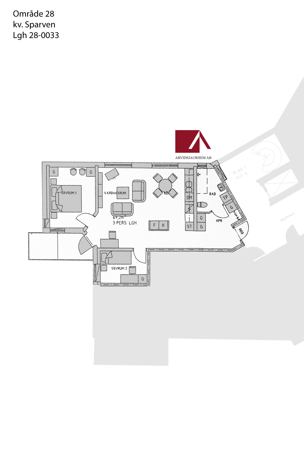 Östra Skolgatan 15 B 2tr, 933 31, Arvidsjaur
